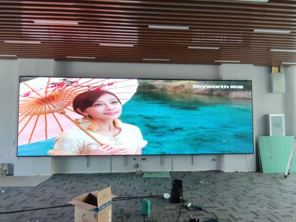 福建P1.53led小间距屏安装案例